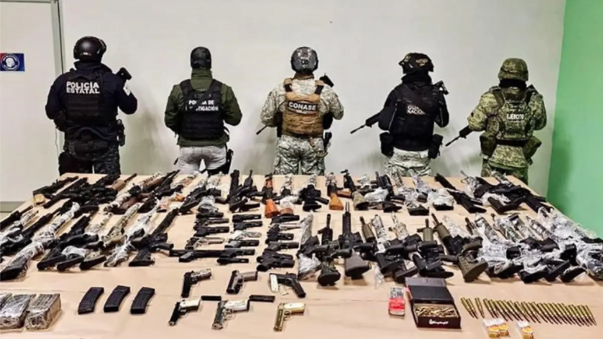 Decomiso de armas en México